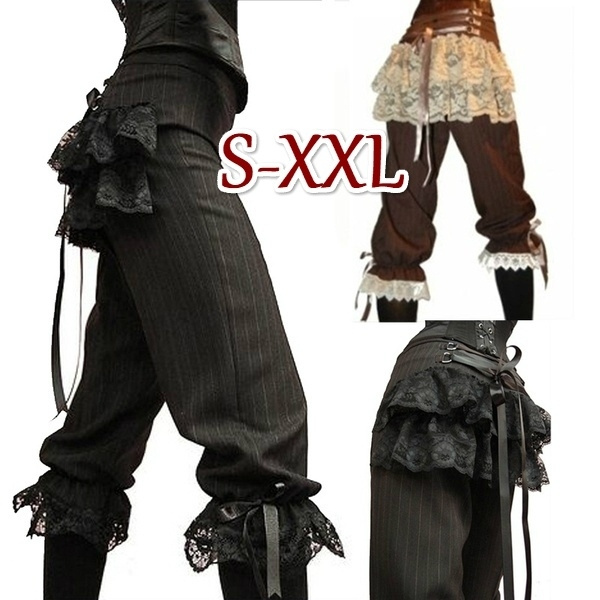 Steampunk Women Fashion Medieval Lace 