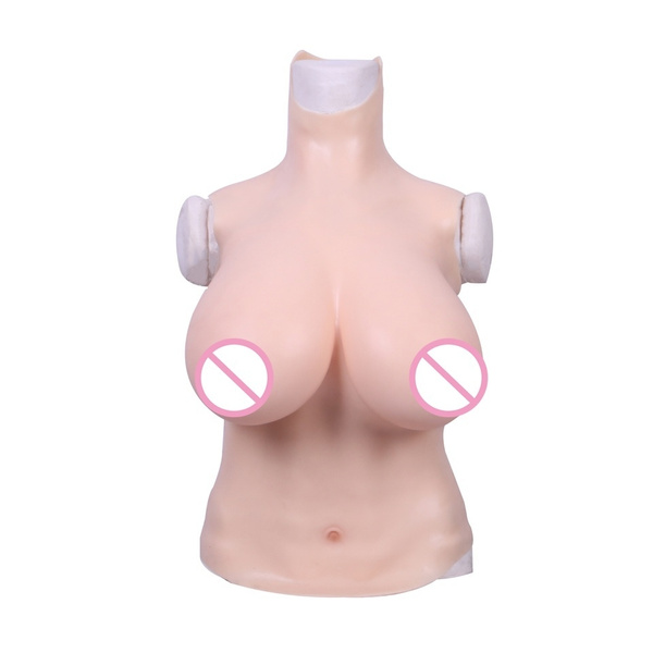 G Cup Big Boobs Silicone Breast Forms Fake Big Boobs Half Body