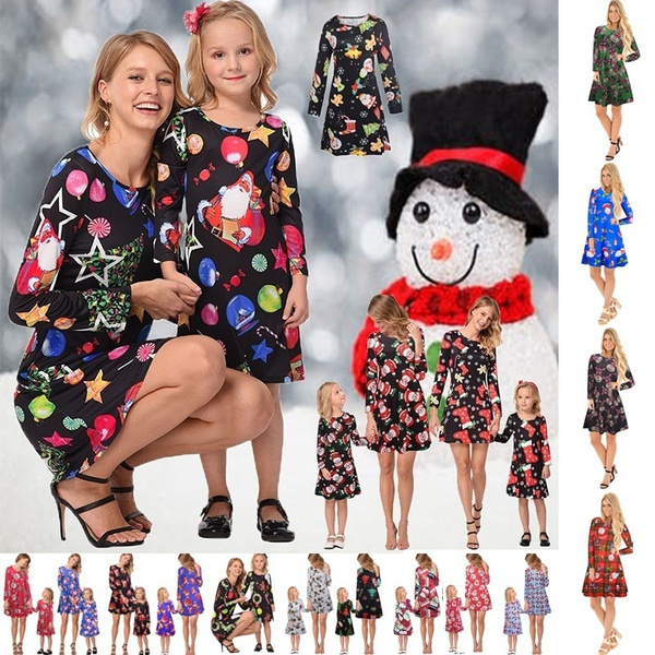 Matching on sale christmas dresses