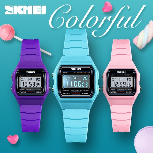 skmei new waterproof digital watch