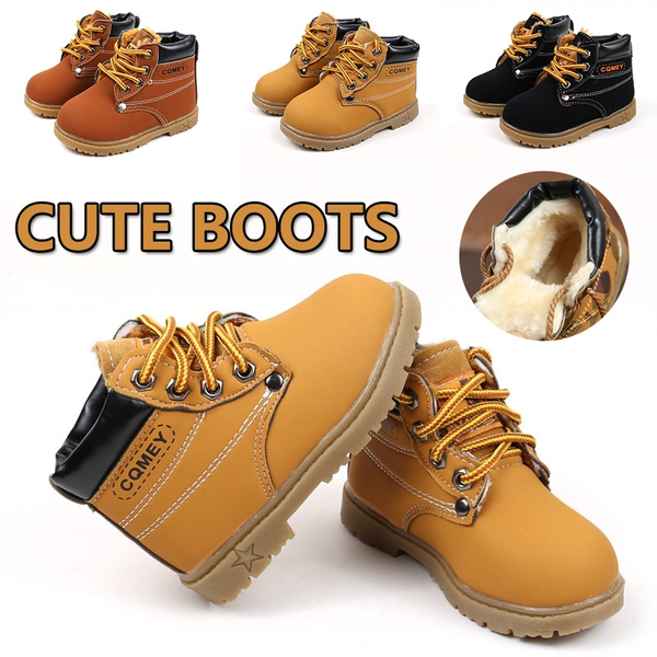 Kids Cute Warm Boots Casual Winter Baby Shoes Wish