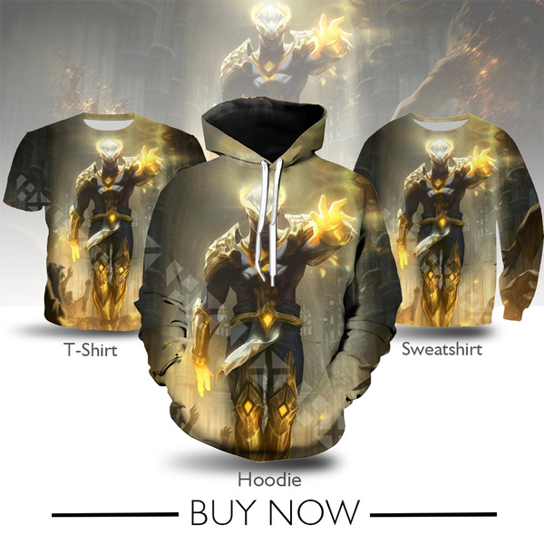 League of Legends Arclight Brand Skin Men Women 3D Print Hoodie Sweatshirt  T Shirt LOL Game Tops