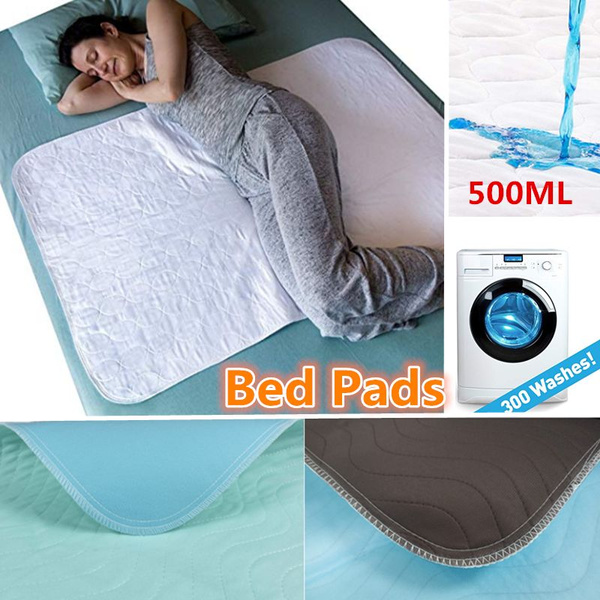 Soft 4-Layer Washable and Reusable Incontinence Bed pads, The Best Underpads  Sheet Protector for Children or Adults with Incontinence