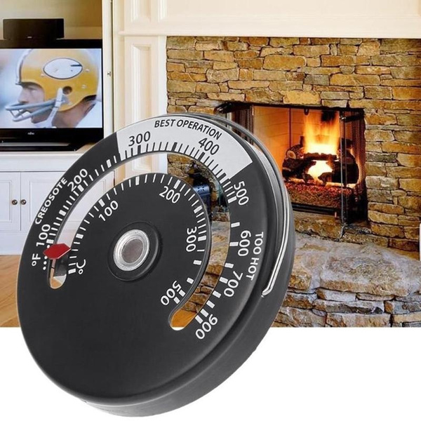 1 Pcs Fireplace Thermometer Wood Log Burning Stove Pipe Fire Flue Heater Wish - Fireplace Pipe Heater 1 Pcs Fireplace Thermometer Wood Log Burning Stove Pipe Fire Flue Heater Wish - Fireplace Pipe Heater