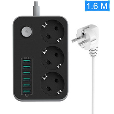 powerextensioncordsocket, usb, ladegerät, Adapter