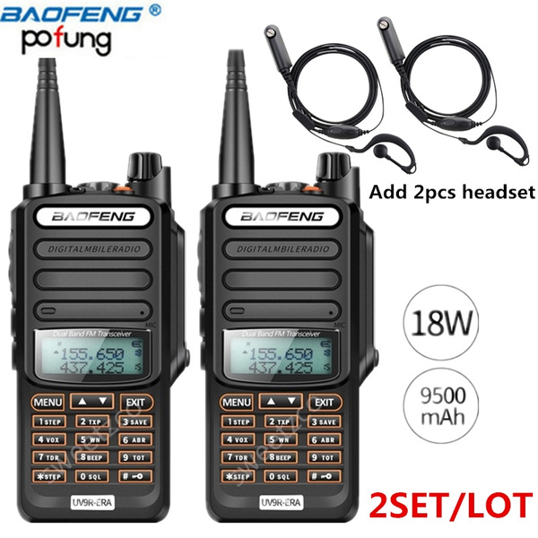 Baofeng UV9R-ERA Two Way Radio VHF UHF Portable Waterproof Walkie Talkie -  Two Way Radio
