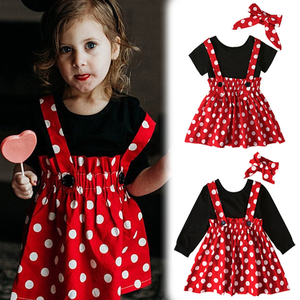 Buy Black and Red Polka Dot Dress l Kid Girls Dress