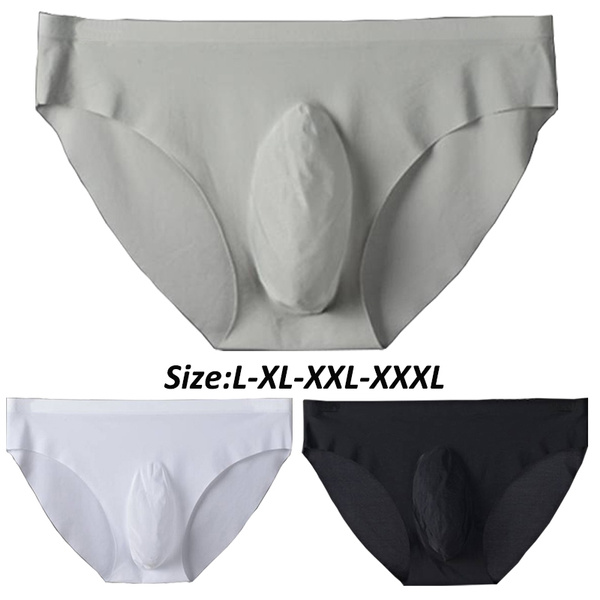 Ice Silk Underwear Men Briefs 3D Seamless One-piece Breathable Thin Section  Tide Panties Men Bikini Slip Homme