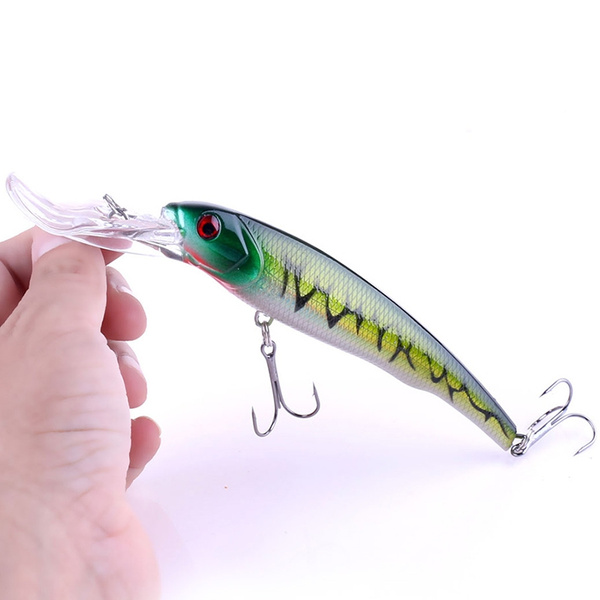10pcs/lot 16.5cm 29g Minnow Fishing Lure Artificial Baits 3D Fish Eye Minow  Lures Fake Bait Swimbait Crankbait