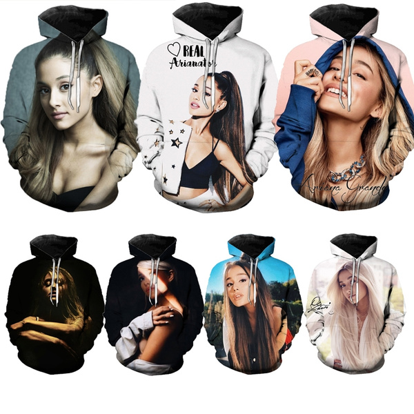 Unisex Ariana Grande 3D Printed Summer Hoodie Top Various Designs Available