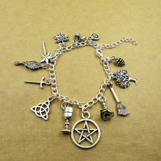 Charm Bracelet, Gifts, wicca, hand made bracelets