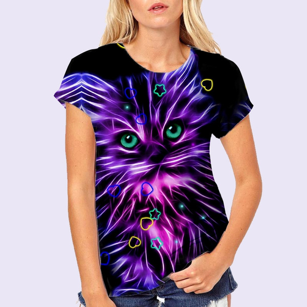 cat t shirts ladies