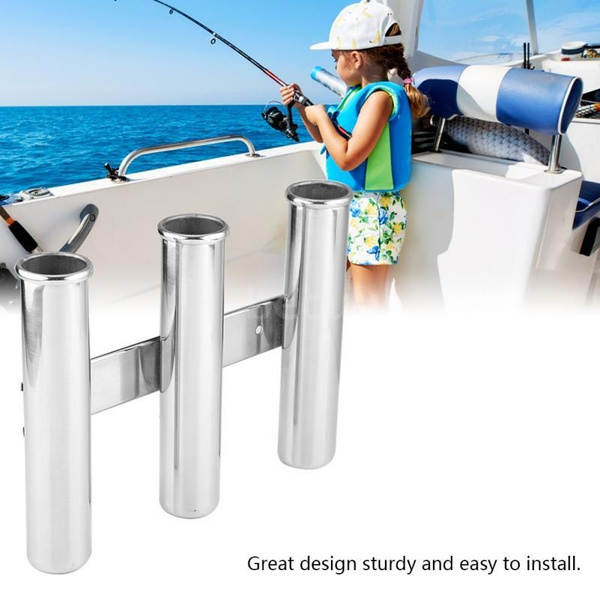 rail mount fishing rod holders boat