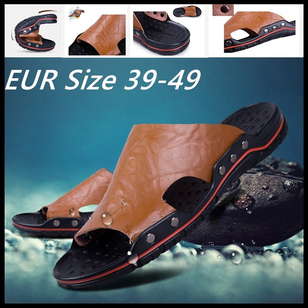 New Style Flats Sandals Summer Flip Flops Unisex Casual Buckle Slippers Shoes Man Sandal | Wish