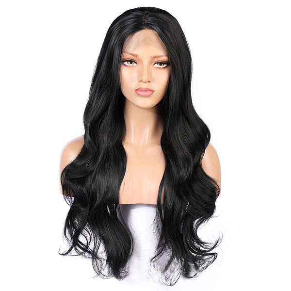 womens black wig