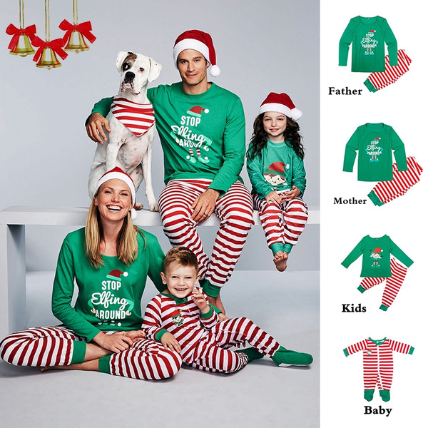 Elf pajamas plus discount size