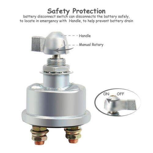 thumbnail image 2 of CarBole Master Battery Quick Disconnect Switch – 125A Kill Switch For Racing 2 of 6