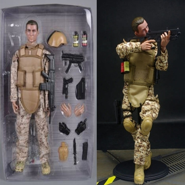 Toy 12'' Army Desert Shooter Soldier Ranger Figures 1/6 Scale Military ...