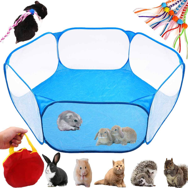 transparent pet playpen