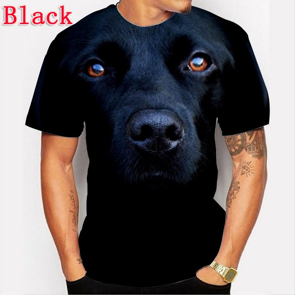 New Fashion Men Women 3D Print Cute Dog T Shirt Tops Casual Short ...