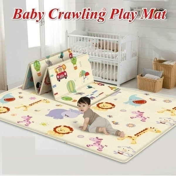 2019 new Double Sided Baby Crawling Mat Kids Play Mat Game Carpet Rugs