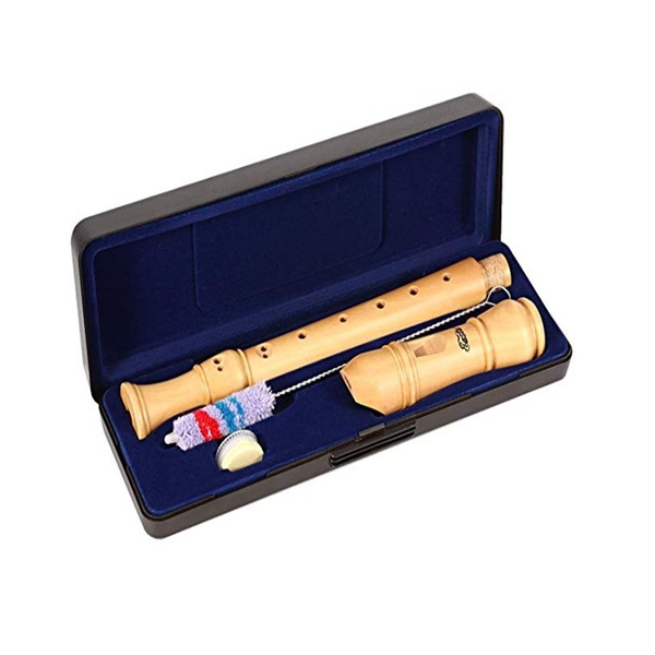 2019 New Eastar ERS31BM Baroque Maple Wood Soprano Recorder Set C Key 3 Piece Instrument With