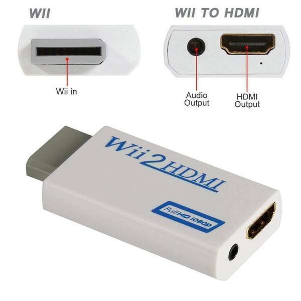 Adaptateur HDMI 1080P pour Nintendo Wii