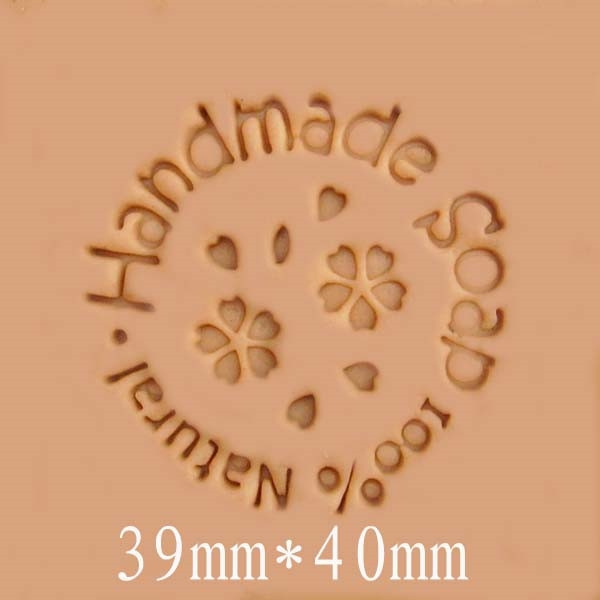 Handmade Design 40*39mm Resin Soap Stamp Homemade Soap Making