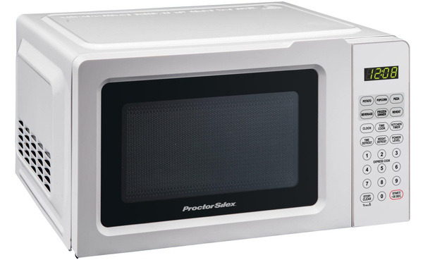 Proctor Silex 0.7 CU.FT White Digital Microwave Oven