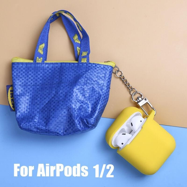 Ikea KNOLIG Mini Blue Bag Coin Purse Keyring - YouTube