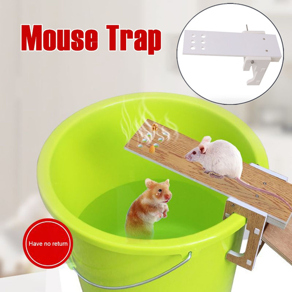 New Reusable Seesaw Mouse Trap Plastic Bait Mouse Trap Auto Rat Reset ...