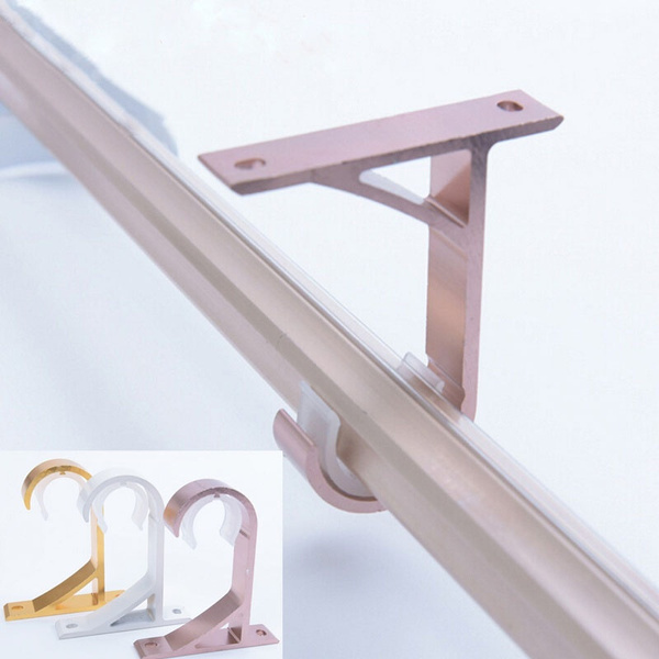 Curtain Rod Bracket Ceiling Mount Thickened Base Home Modern Curtain Rod  Fixed Decoration