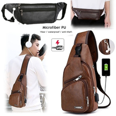 Shoulder Bags, Outdoor, usb, Casual bag