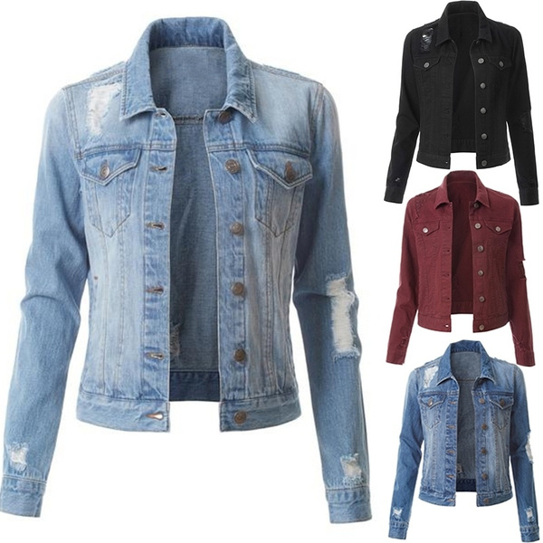 jeans coats for ladies