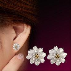 Flowers, Jewelry, Stud Earring, Gemstone