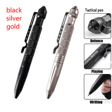 Hot Selling Self Defense Metal Ballpoint Pen Windows Break Security Protection Tungsten Steel Head Ballpoint Pen