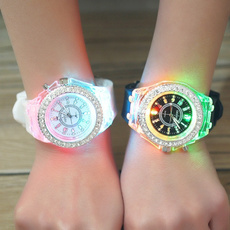 Colorful Luminous Glow Silicone Wristwatches Candy Colors Student Watch Fashion Wristwatches