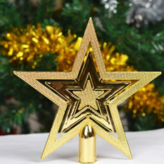 golden, Star, christmasdecorstar, Glitter