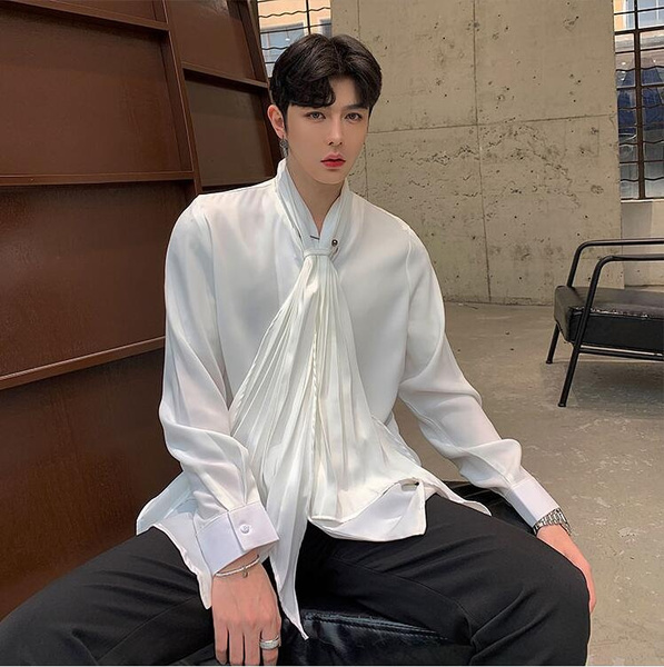 loose white shirt men