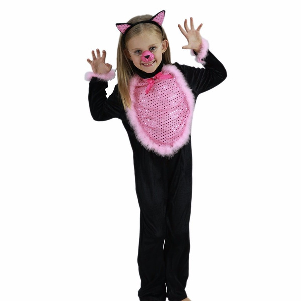 Halloween Costume Kids Cat Costume Girls Animal Catgirl Cosplay | Wish