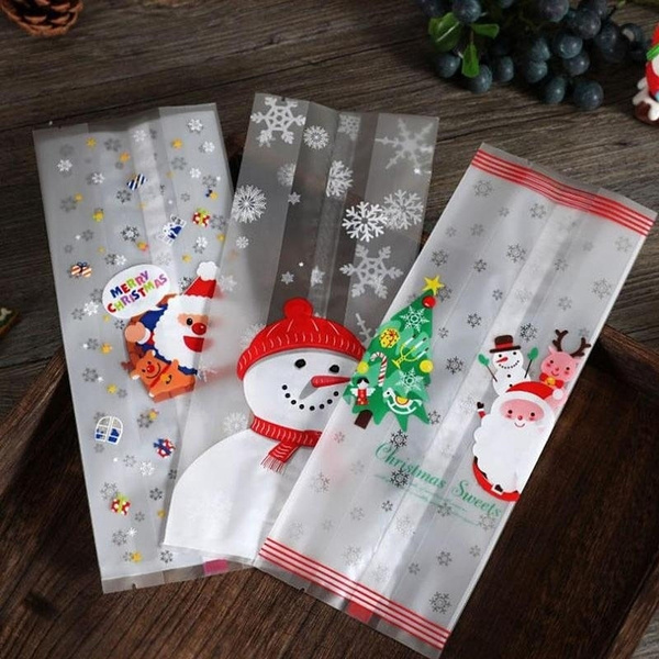 large plastic christmas bolsas