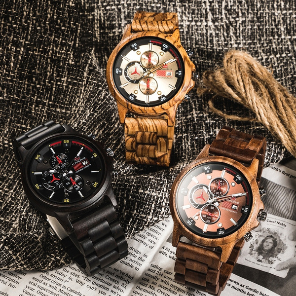 Wish hot sale wooden watch