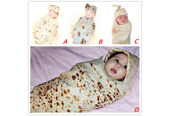 tortilla baby swaddle blanket
