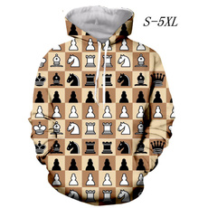 3D hoodies, Goth, Fashion, Chess
