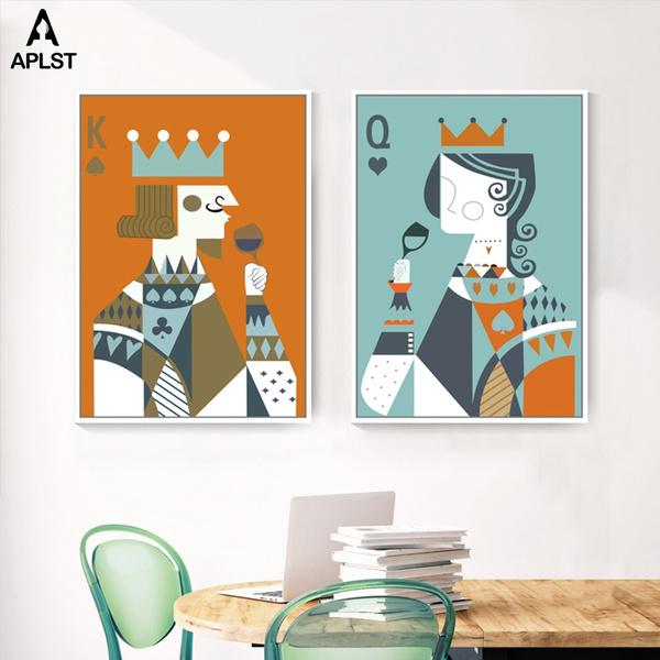 King and Queen Love (Chess) | Art Board Print