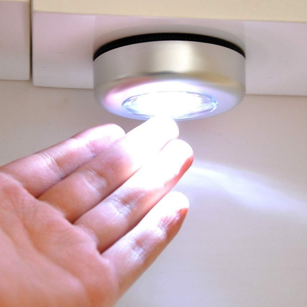 New LED Light Battery Powered Stick Tap Touch Lamp Light Emergency Wall Closet
