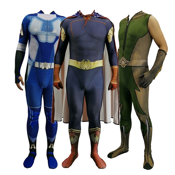 The Boys Cosplay Costumes 3D Lycra Spandex Zentai Adults The Seven