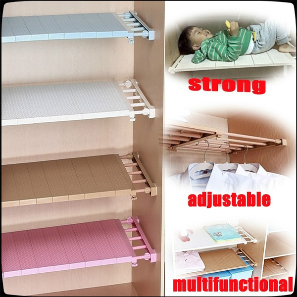 Home Closet Organizer Storage Shelf for Kitchen Rack Cabinet