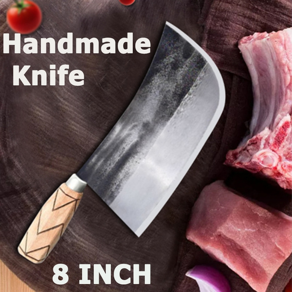 9 Inch Handmade Chinese Chef Knife Clad Forged Steel Boning Slicing Butcher  Kitchen Knives Made in China Kitchen Tools Grandsharp