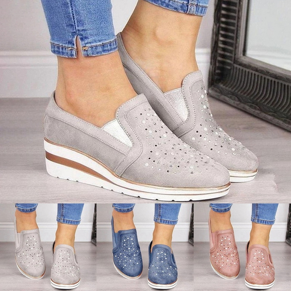 waterproof wedge sneakers
